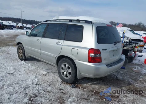 2005 Toyota Highlander V6 из США, поврежденный, VIN JTEDP21A450057868